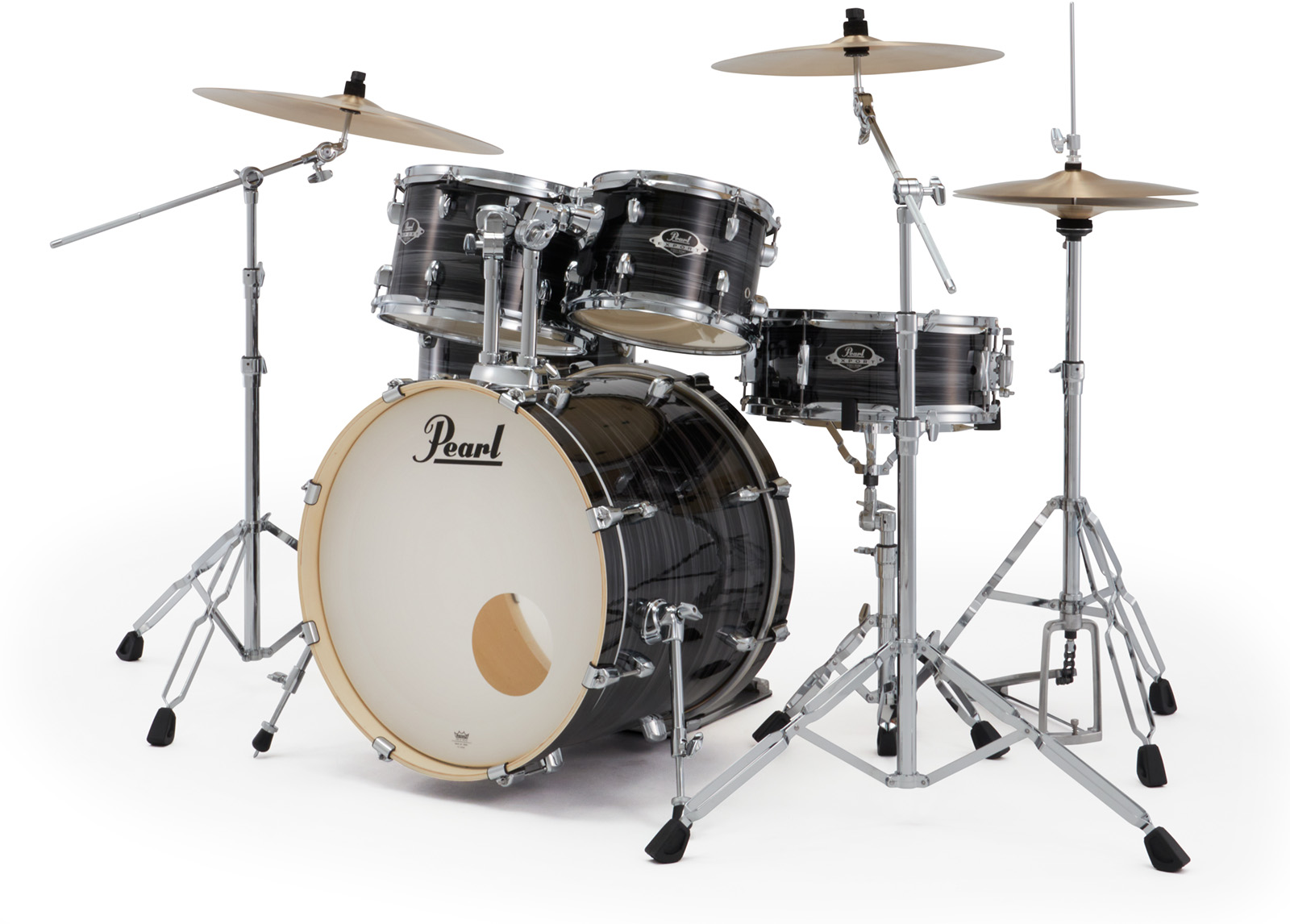Pearl Export Fusion 20'' - 5 FÛts - Graphite Silver Twist - Fusion drum kit - Variation 1