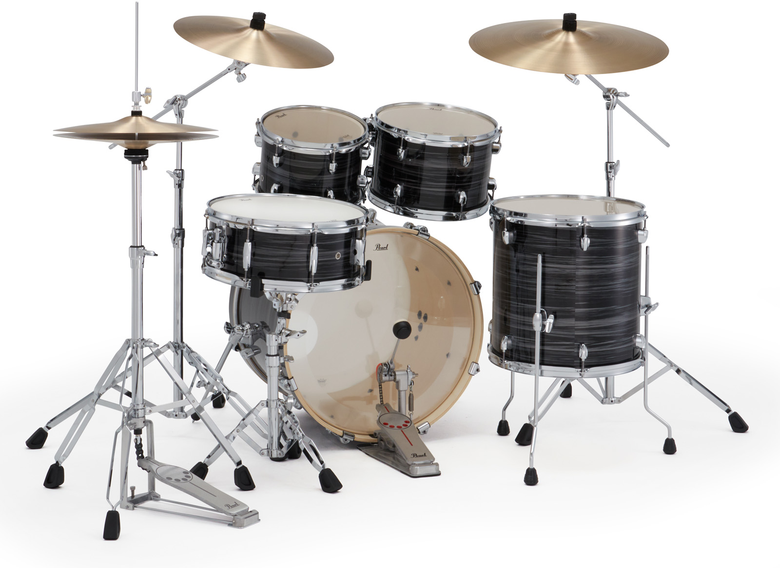 Pearl Export Fusion 20'' - 5 FÛts - Graphite Silver Twist - Fusion drum kit - Variation 3