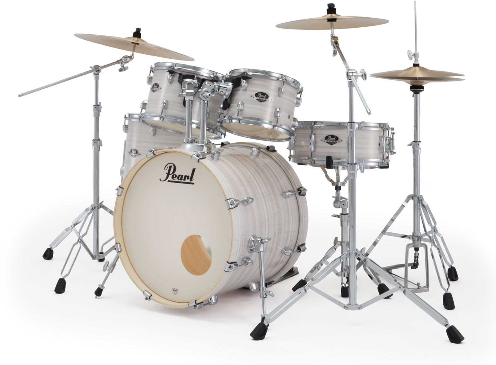Pearl Export Fusion 20'' - 5 FÛts - Slipstream White - Fusion drum kit - Variation 4