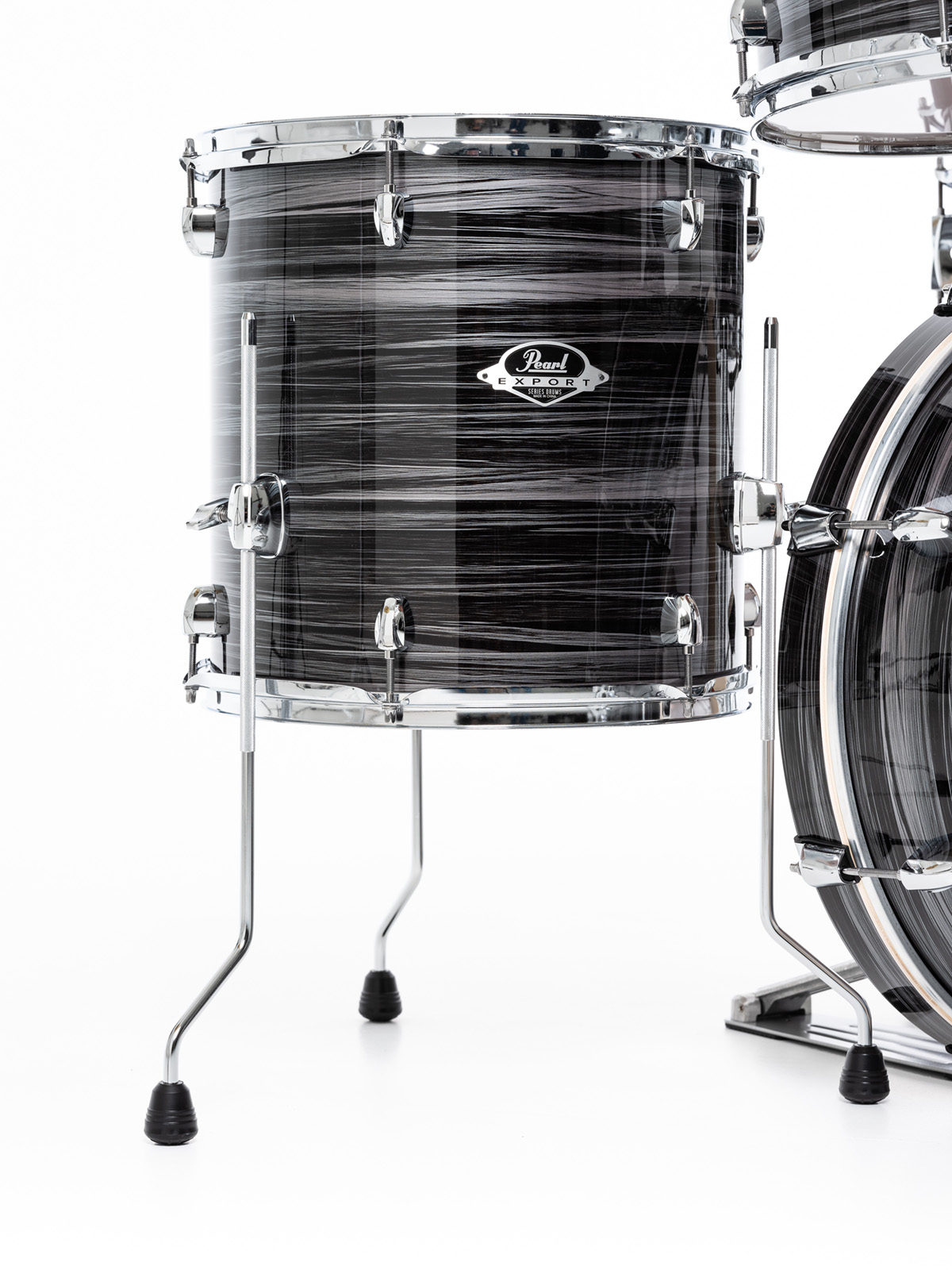Pearl Export Fusion 20'' - 5 FÛts - Graphite Silver Twist - Fusion drum kit - Variation 6