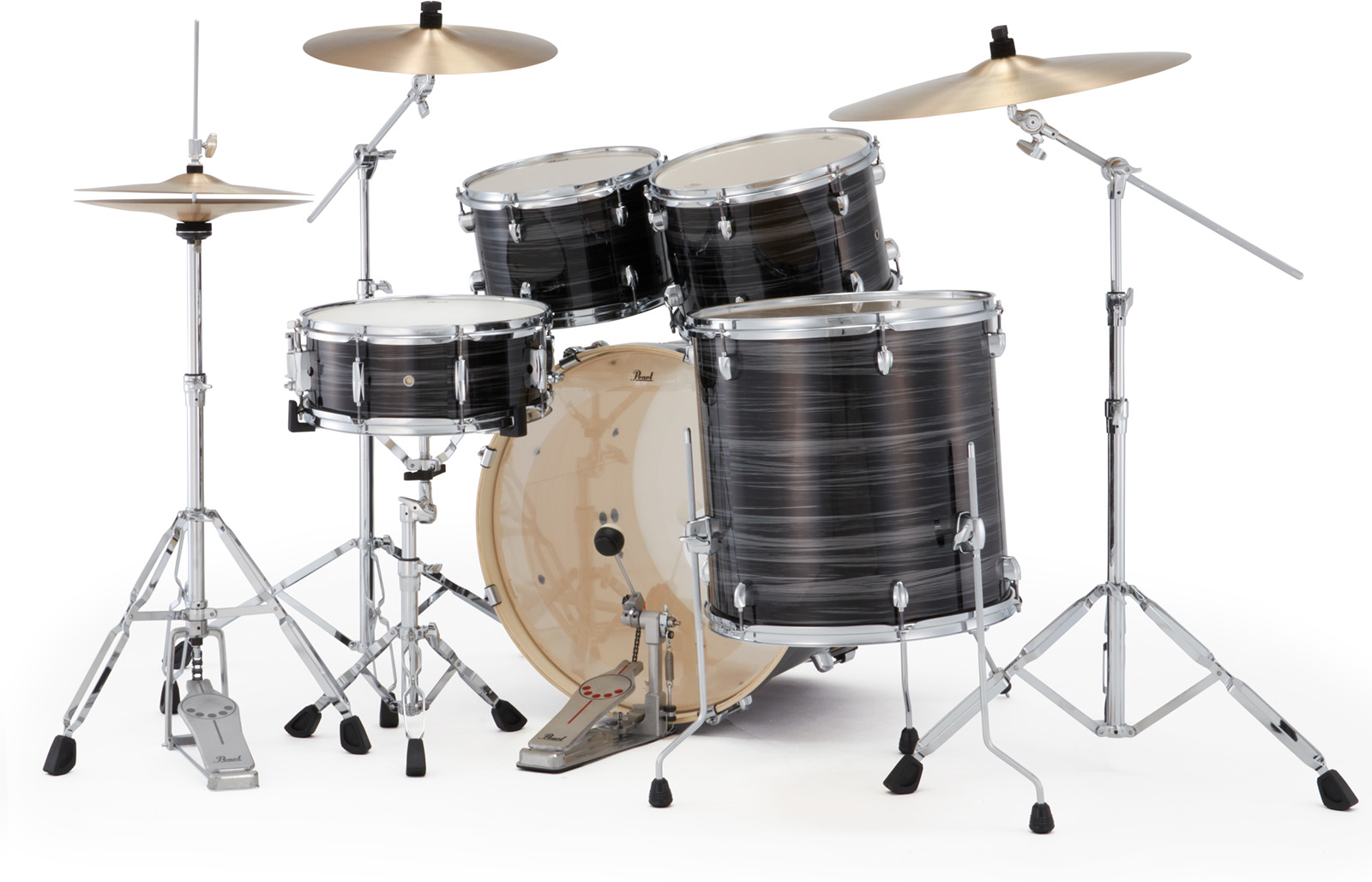 Pearl Export Standard 22'' - 5 FÛts - Graphite Silver Twist - Standard drum kit - Variation 4
