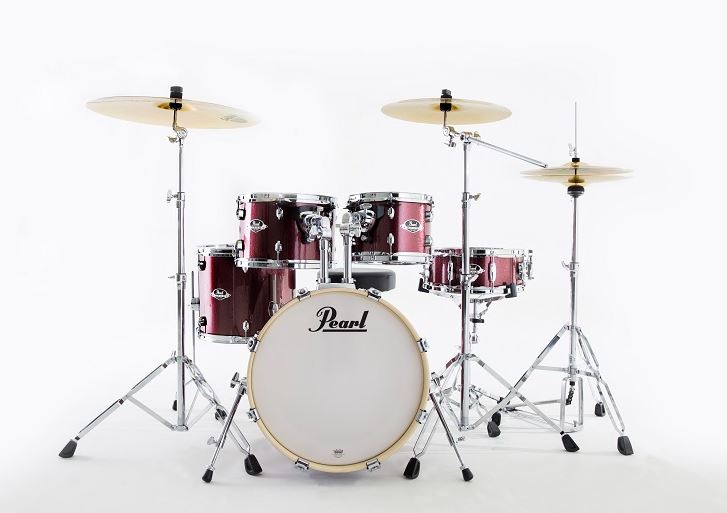 Pearl Exx705nbrc-864 Export Fusion 20 - Satin Scarlet - Fusion drum kit - Variation 1