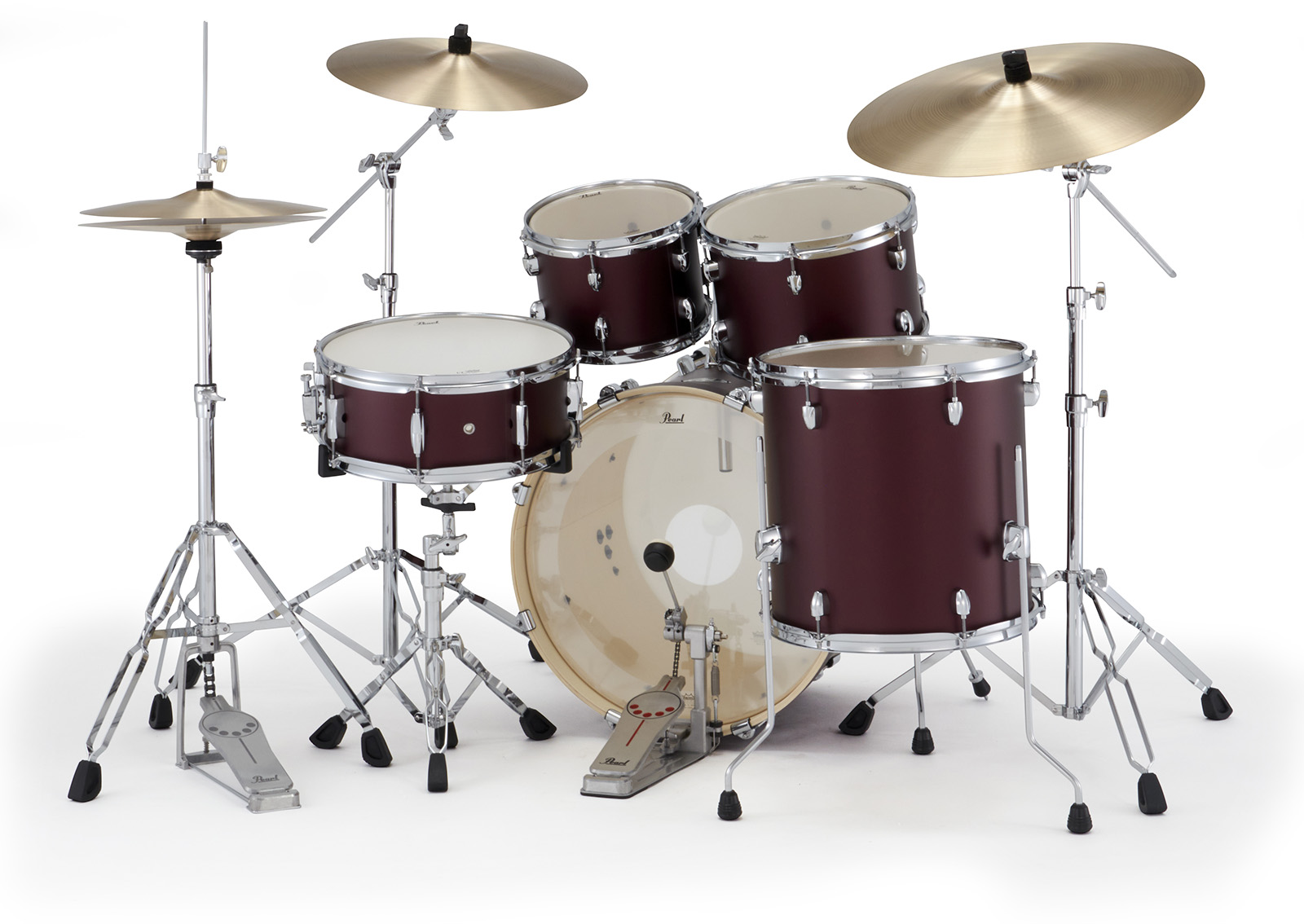 Pearl Exx705nbrc-864 Export Fusion 20 - Satin Scarlet - Fusion drum kit - Variation 3