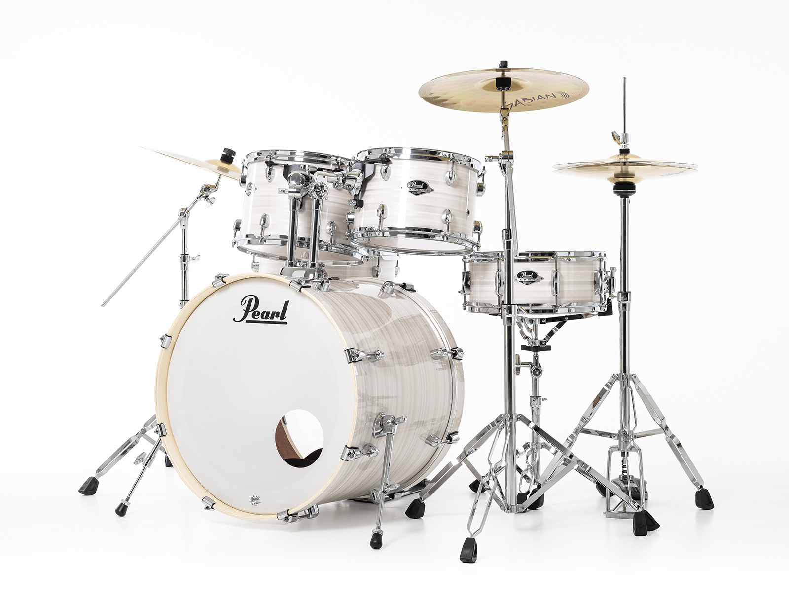 Pearl Exx725brc-777 Export Standard - Slipstream White - Standard drum kit - Variation 1