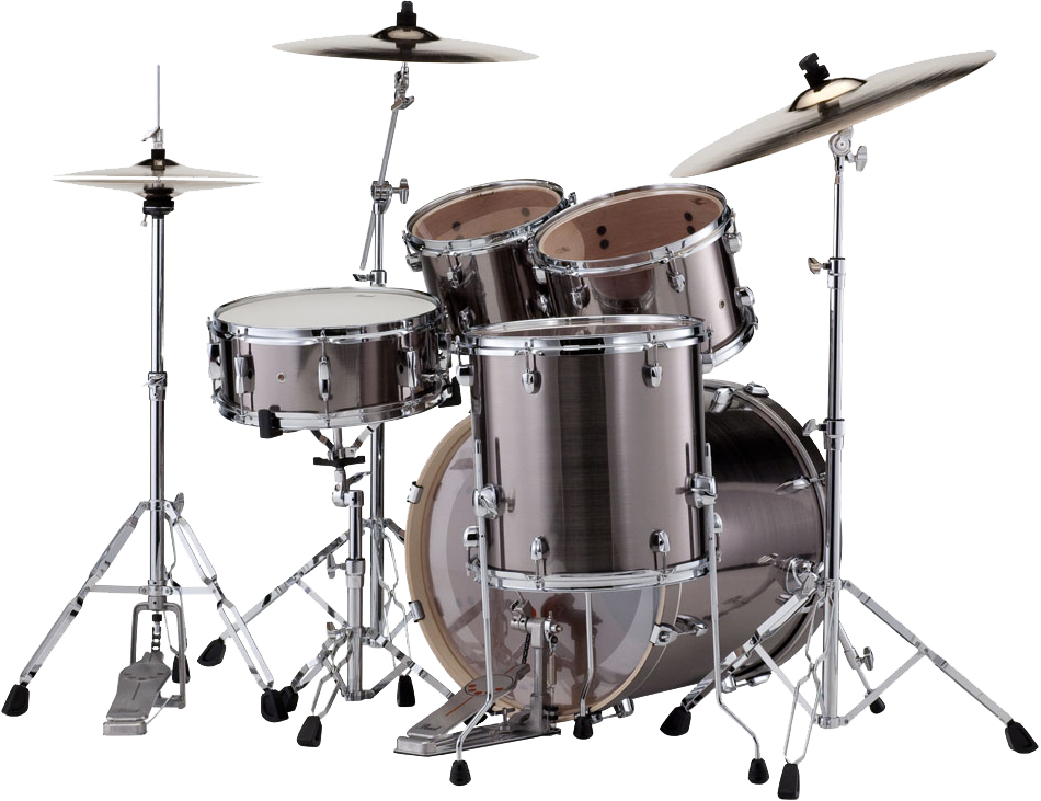 Pearl Exx725c21 Export Standard 22 - 5 FÛts - Smokey Chrome - Standard drum kit - Variation 1