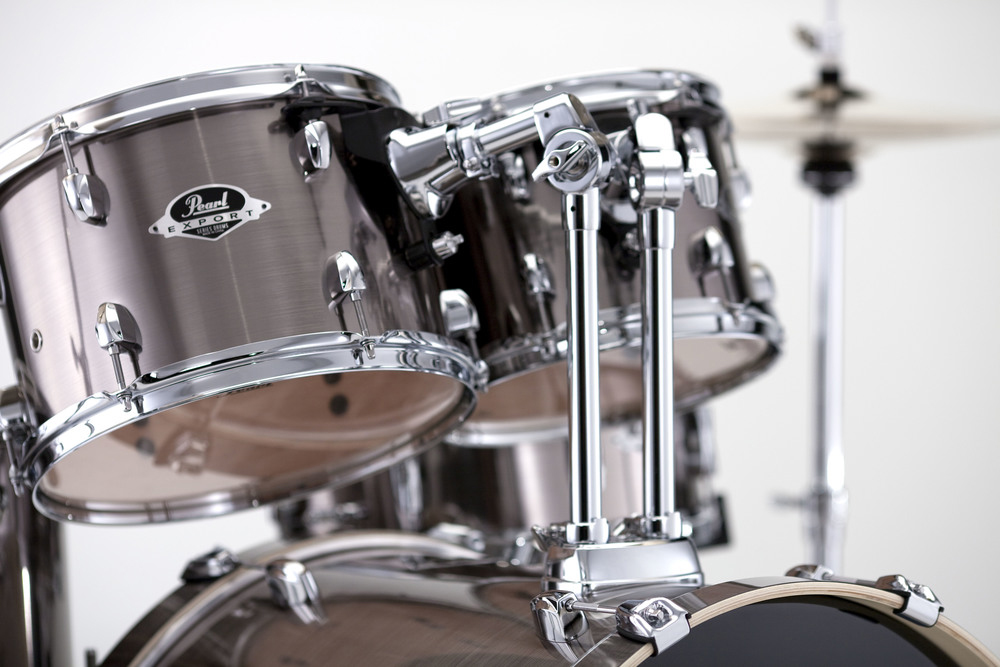 Pearl Exx725c21 Export Standard 22 - 5 FÛts - Smokey Chrome - Standard drum kit - Variation 2