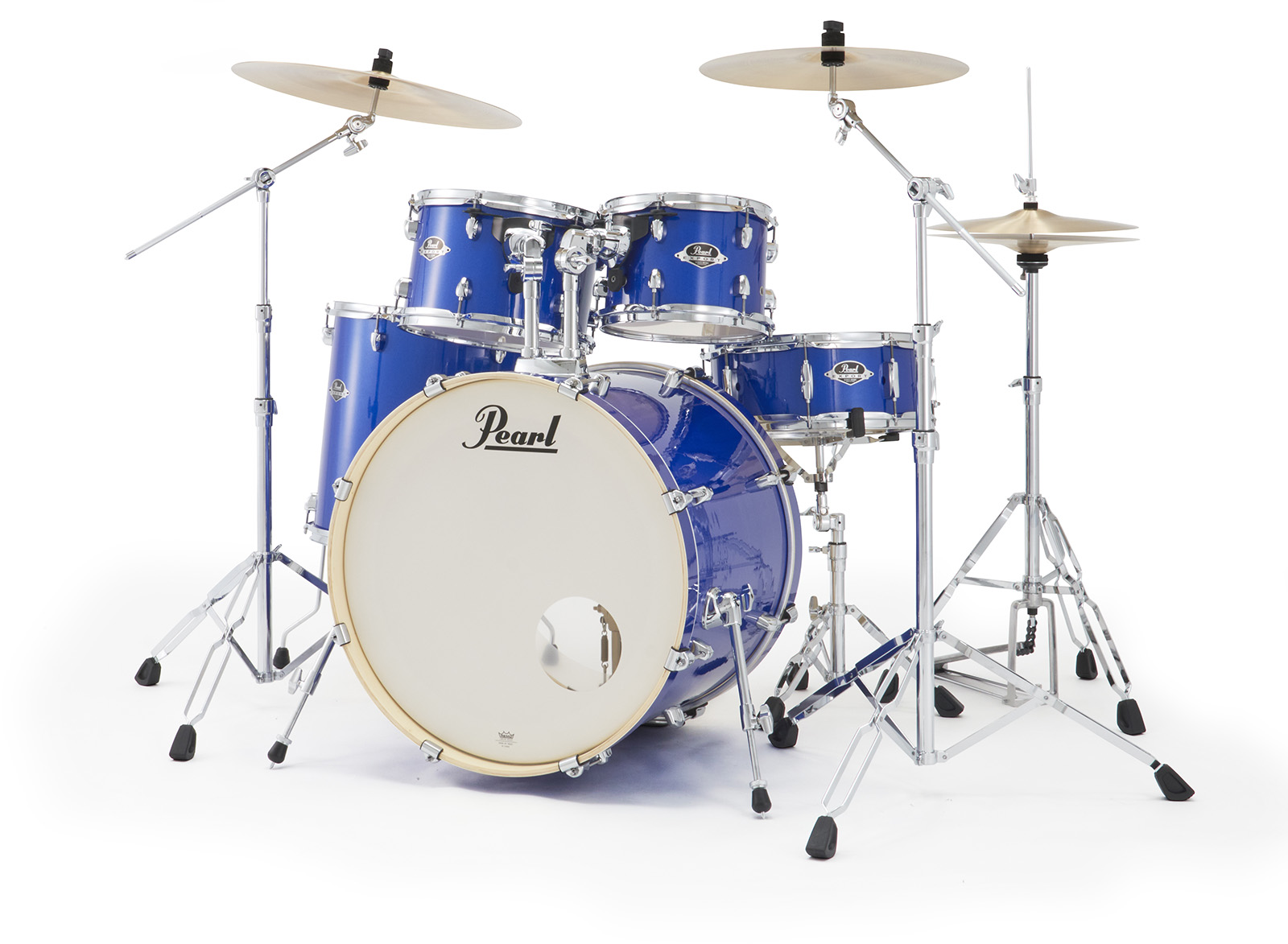 Pearl Exx725sbrc-863 Export Rock 22 - Midnight Blue - Rock drum kit - Variation 1