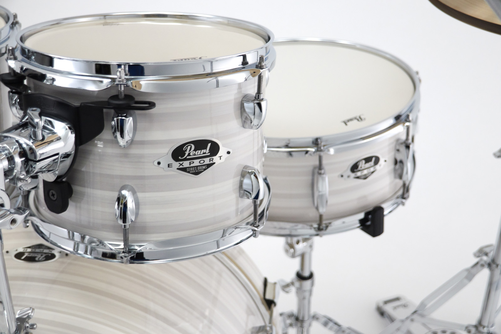 Pearl Export Rock 22'' - 5 FÛts - Slipstream White - Rock drum kit - Variation 2