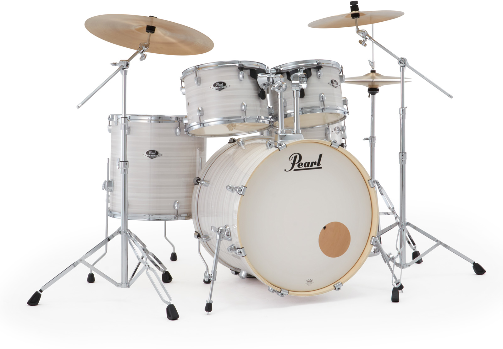 Pearl Export Rock 22'' - 5 FÛts - Slipstream White - Rock drum kit - Variation 1