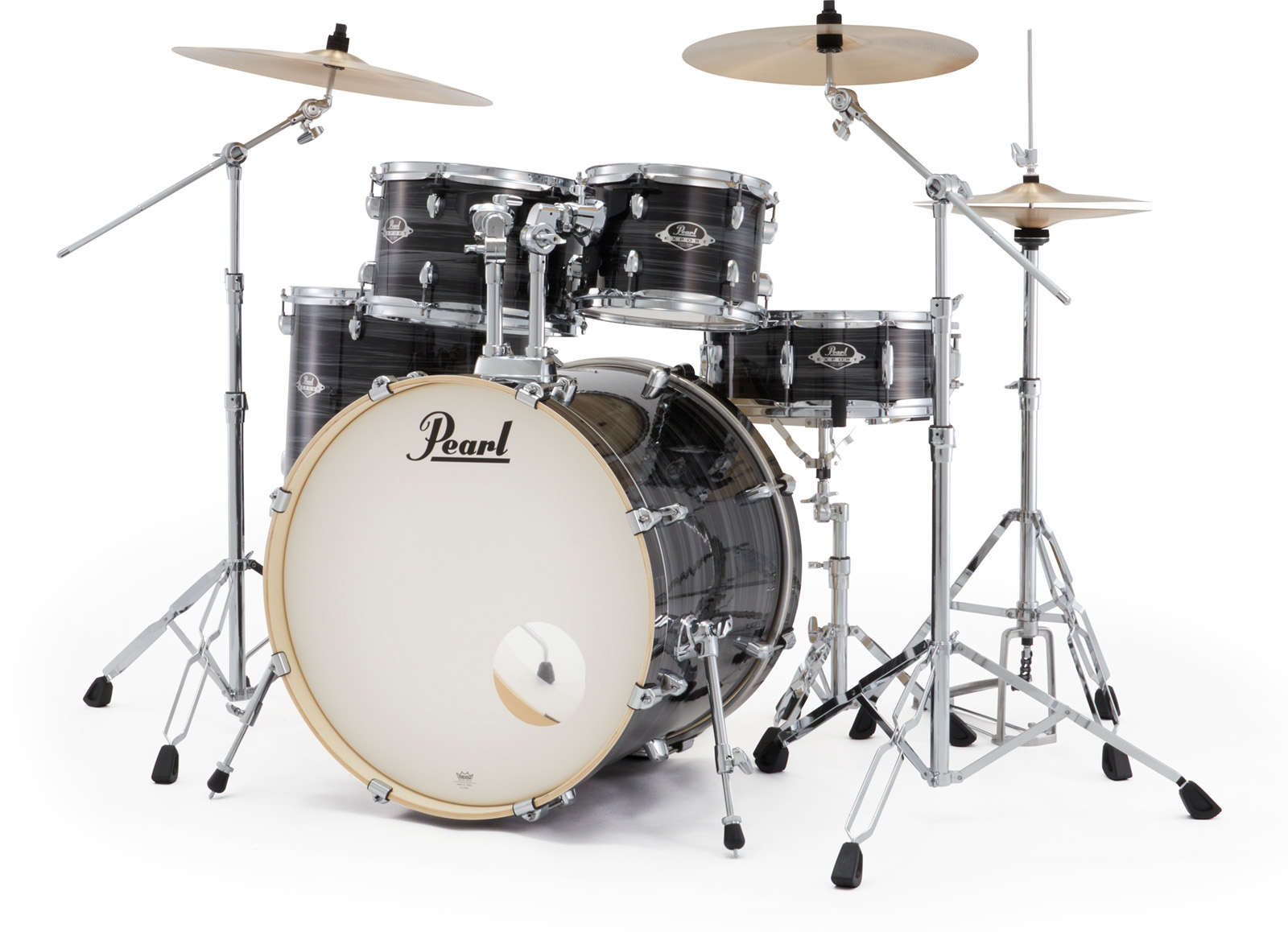 Pearl Export Rock 22'' - 5 FÛts - Graphite Silver Twist - Fusion drum kit - Variation 3
