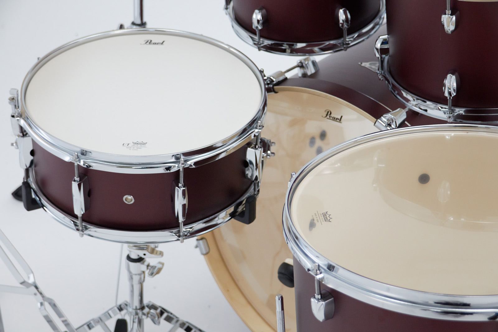 Pearl Export Rock 22'' - 5 FÛts - Satin Scarlet - Fusion drum kit - Variation 2
