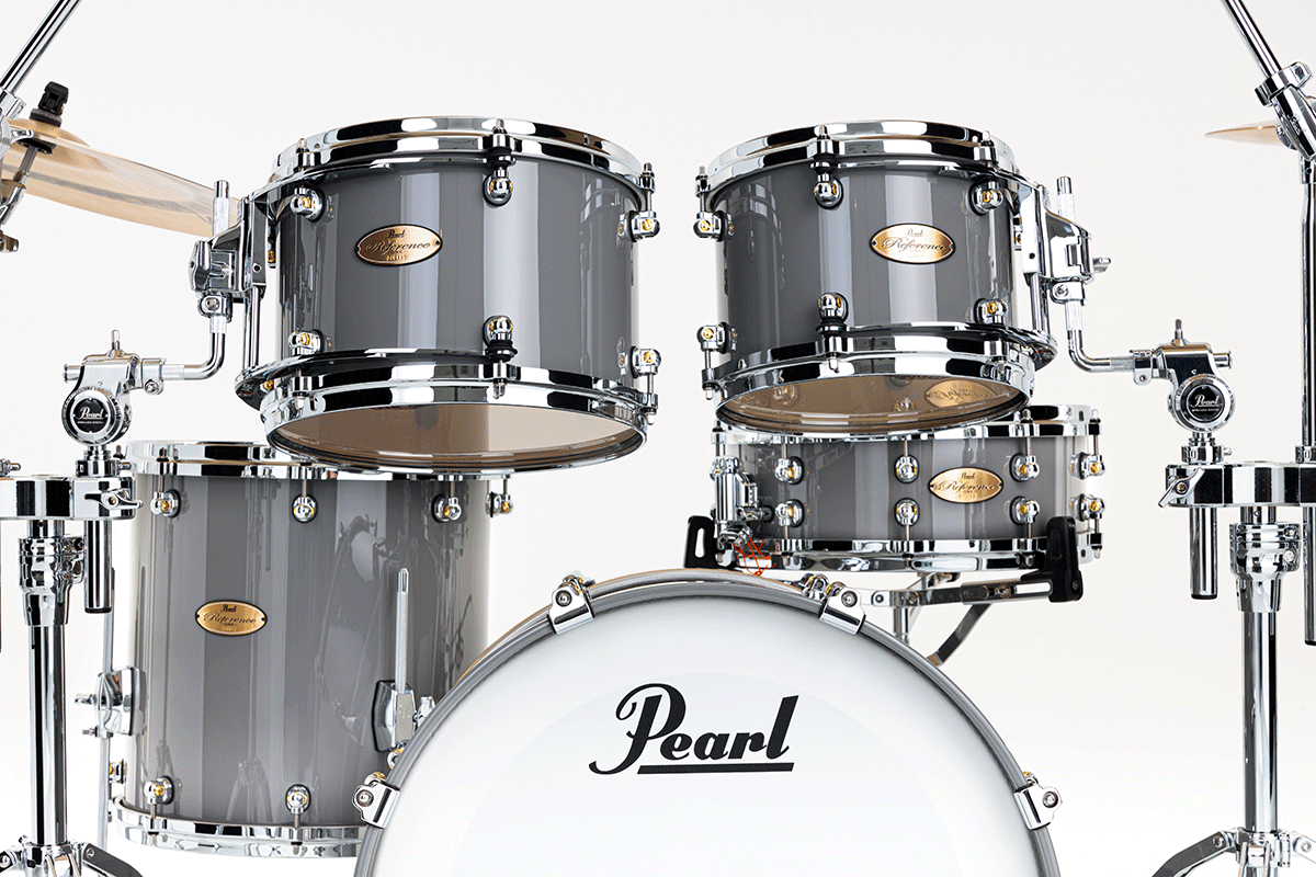 Pearl Reference One Fusion 20 Gyrolock-l Premium Putty Grey - 4 FÛts - Grey - Fusion drum kit - Variation 2