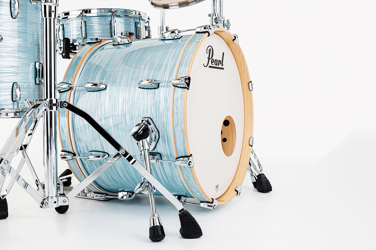 Pearl Pmx904xpc-414 Fusion 20 Pouces - 4 FÛts - Ice Blue Oyster - Fusion drum kit - Variation 2