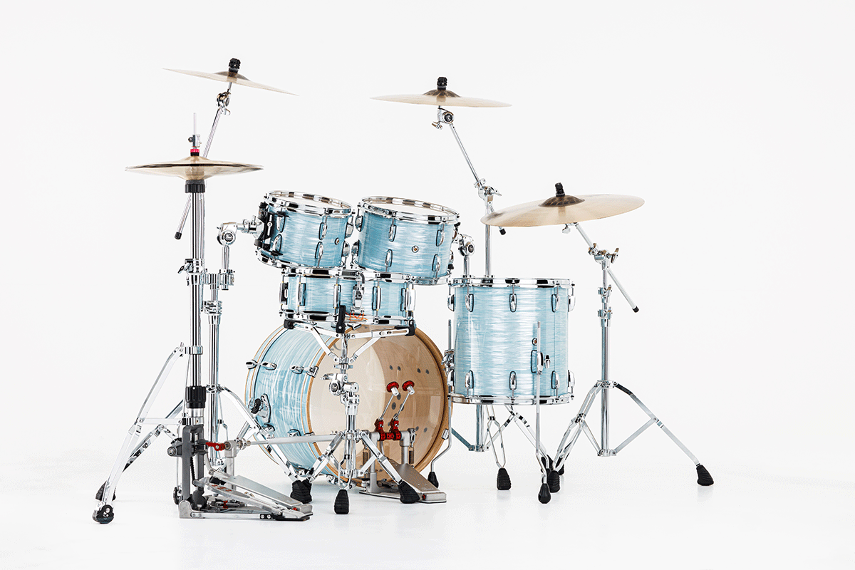 Pearl Pmx904xpc-414 Fusion 20 Pouces - 4 FÛts - Ice Blue Oyster - Fusion drum kit - Variation 4