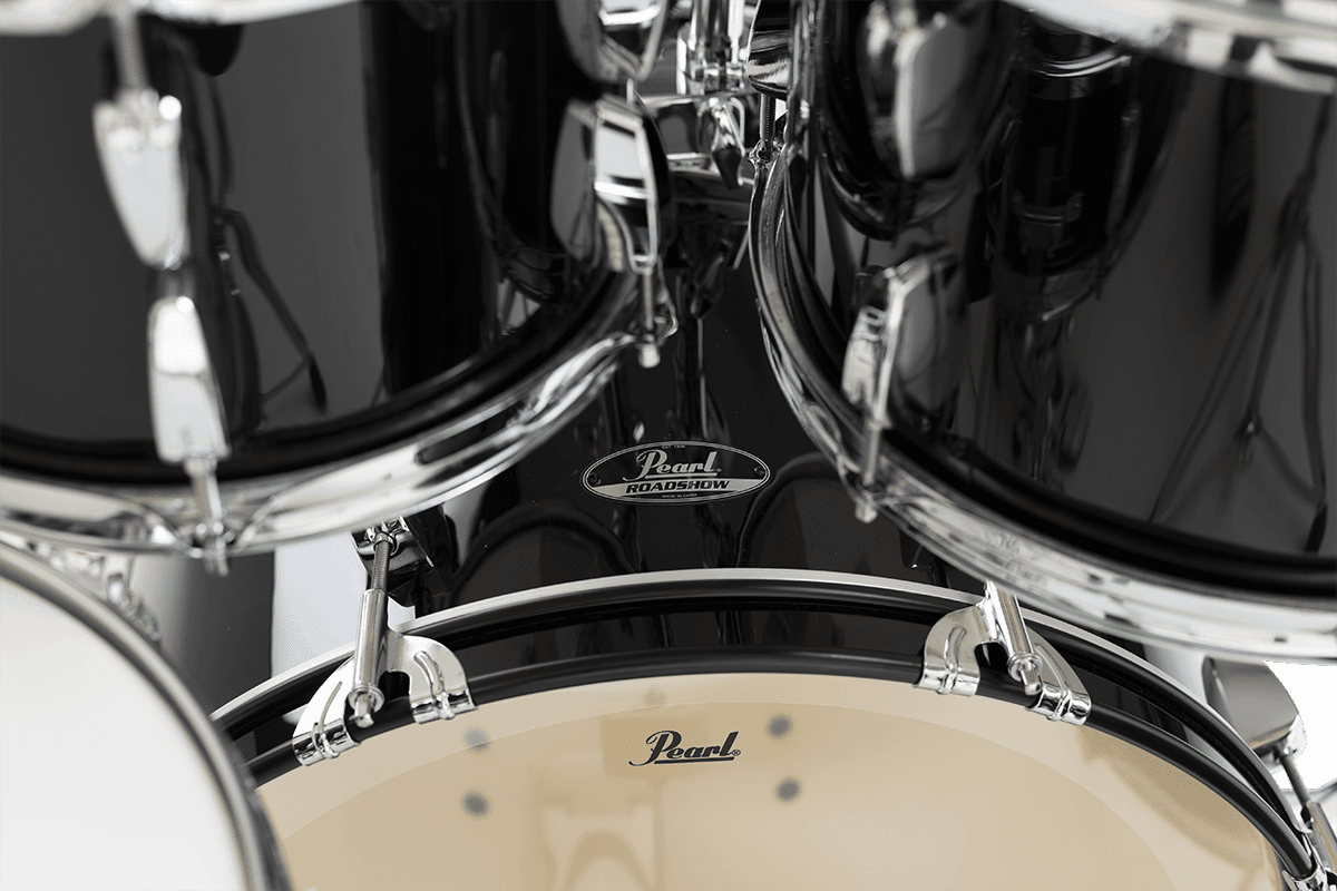 Pearl Roadshow Fusion 20 + B50 + Pack Solar Sabian Jet Black - 4 FÛts - Jet Black - Standard drum kit - Variation 2