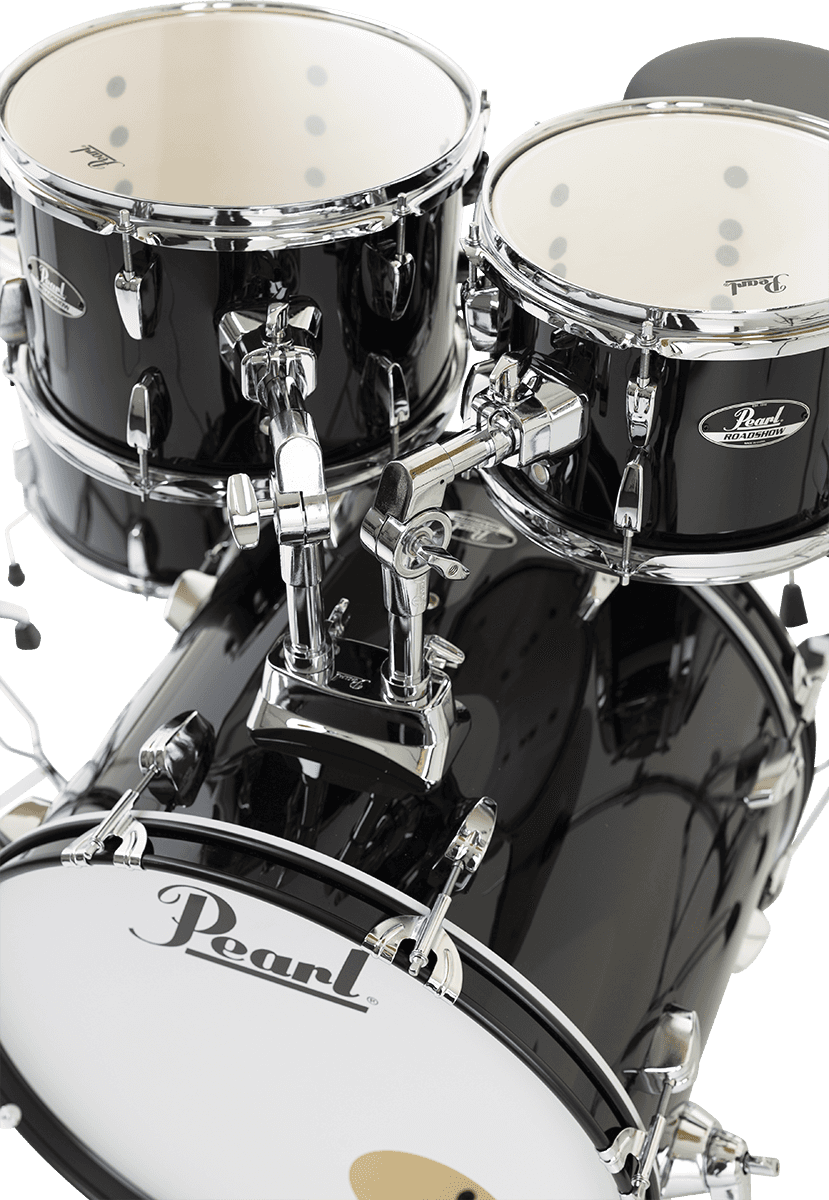 Pearl Roadshow Fusion 20 + B50 + Pack Solar Sabian Jet Black - 4 FÛts - Jet Black - Standard drum kit - Variation 3