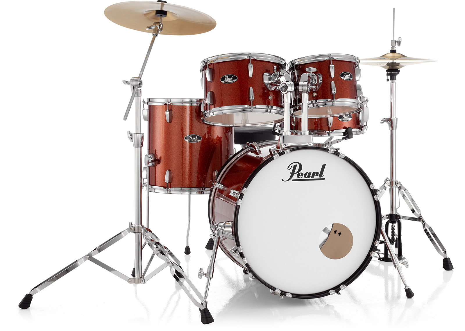 Pearl Roadshow Fusion 20'' - 5 FÛts - Burnt Orange Sparkle - Fusion drum kit - Variation 1