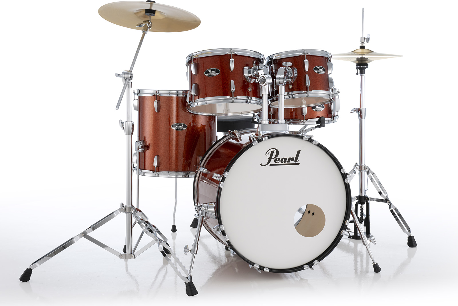 Pearl Roadshow Fusion 20'' - 5 FÛts - Burnt Orange Sparkle - Fusion drum kit - Variation 4