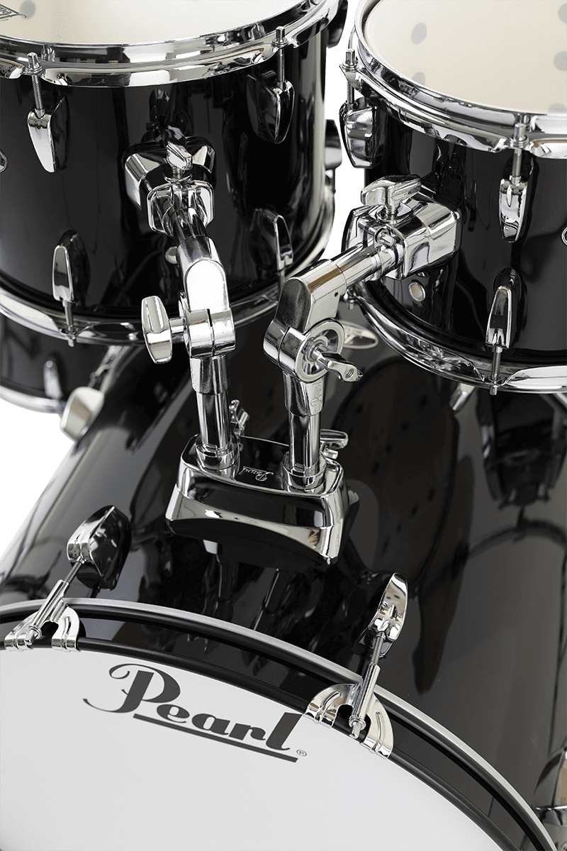 Pearl Roadshow Plus Rock 22'' + Pack Sabian Solar 3 Cymbales - 5 FÛts - Jet Black - Rock drum kit - Variation 3