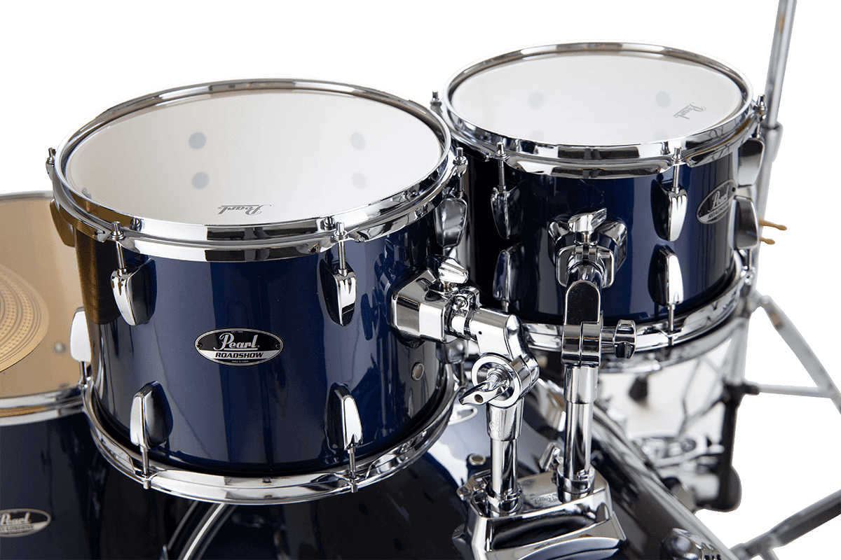 Pearl Roadshow Rock + B-50 + Pack Sabian Solar - Royal Blue Metallic - Rock drum kit - Variation 1
