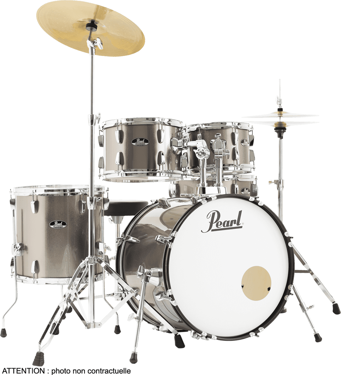 Pearl Roadshow Rss505cc-707 Fusion 20 + Pack - Bronze Metallic - Fusion drum kit - Variation 1