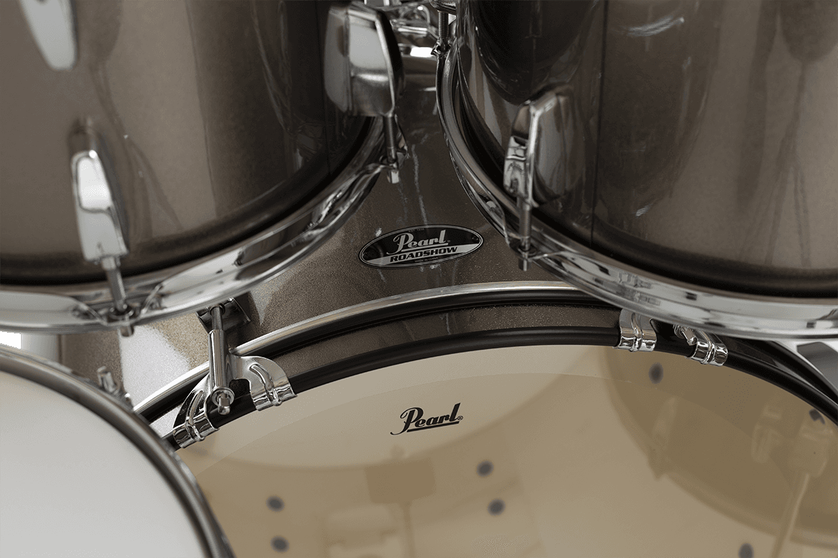 Pearl Roadshow Stage 22 + B-50 + Ride 20 Solar Bronze Metallic - Bronze Metallic - Rock drum kit - Variation 4