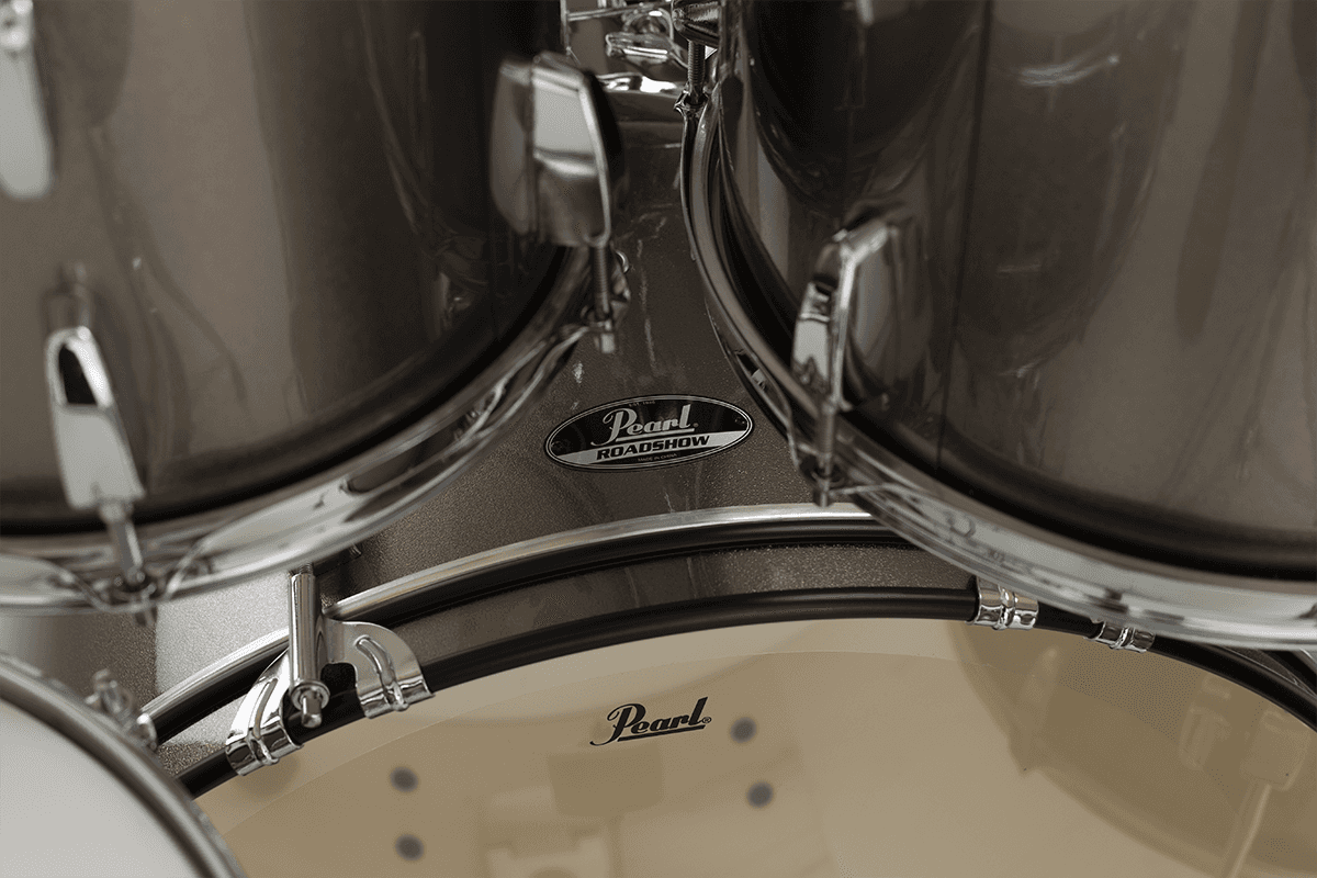Pearl Rock 22 5 Futs + Pack Sabian Solar - Bronze Metallic - Rock drum kit - Variation 1