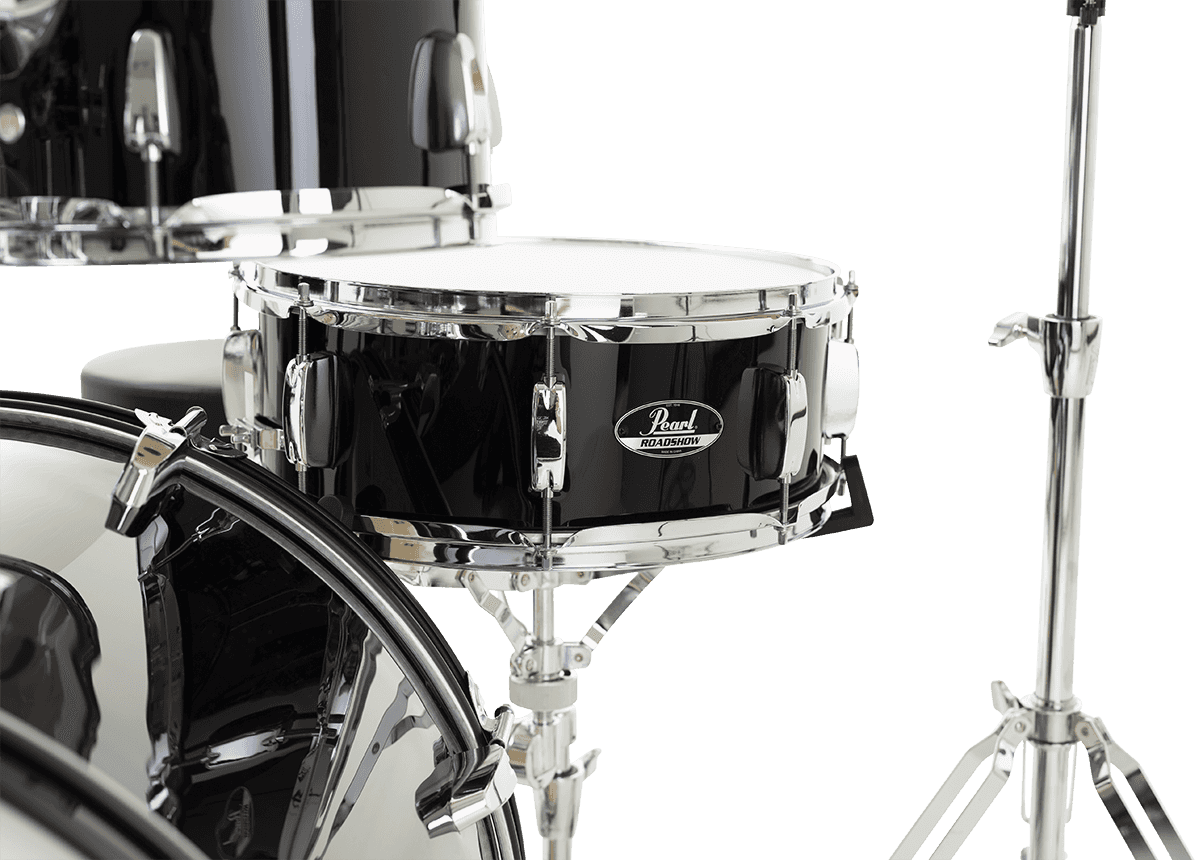 Pearl Rock 22 5 Futs + Pack Sabian Solar - Jet Black - Rock drum kit - Variation 5