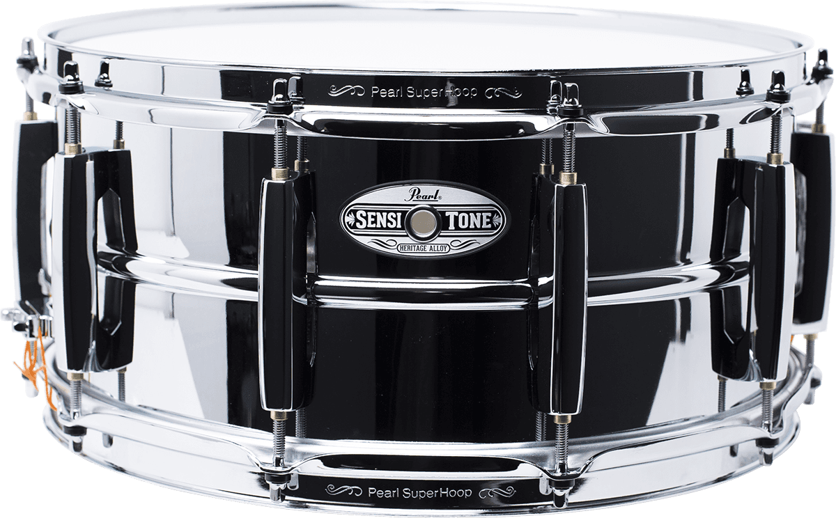 14' X 65' Sensitone Acier - chrome Snare drums Pearl