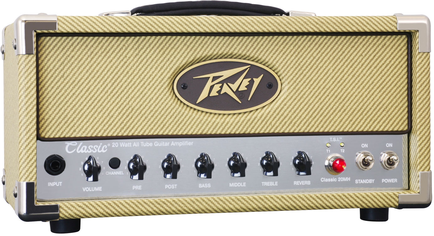 Peavey Classic 20 Mh Head 1-5-20w Tweed - Electric guitar amp head - Variation 1