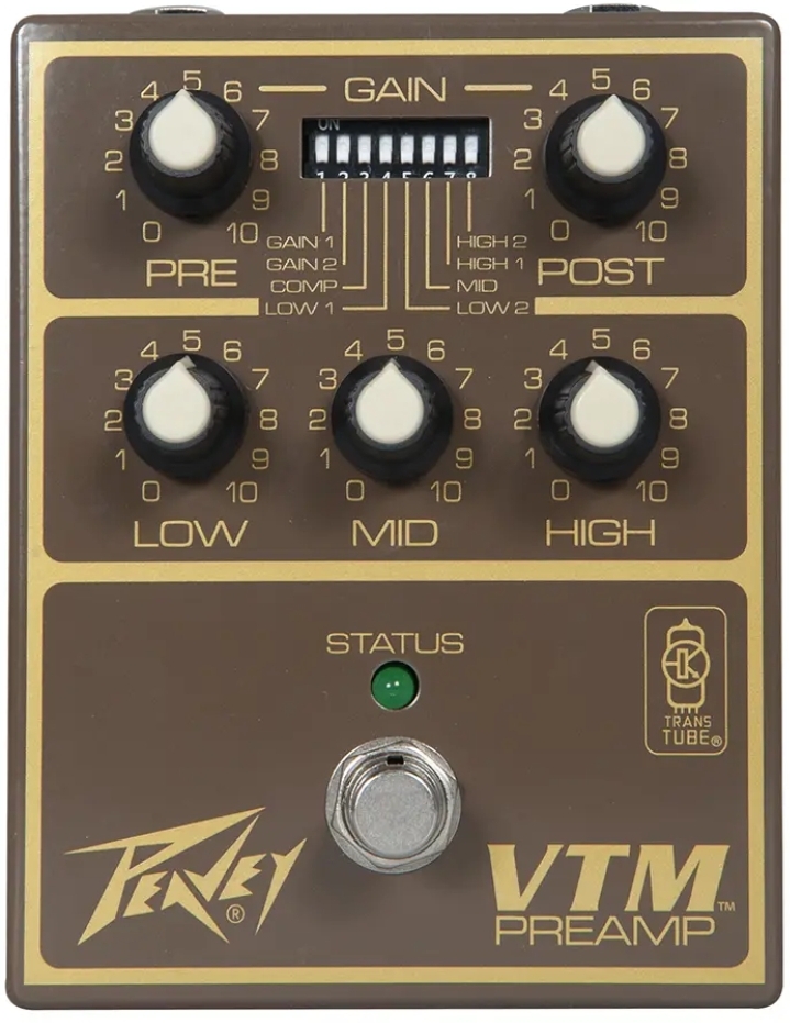 Peavey Vtm Preamp Legacy - Overdrive, distortion & fuzz effect pedal - Main picture