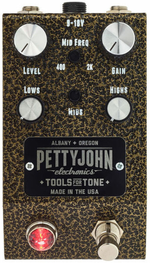 Pettyjohn Electronics Gold Overdrive - Overdrive, distortion & fuzz effect pedal - Main picture