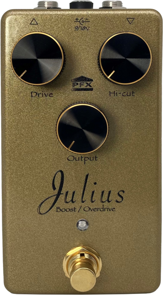 Pfx Circuits Julius Boost Overdrive - Overdrive, distortion & fuzz effect pedal - Main picture