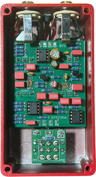 Pfx Circuits Hysteria Bass Distortion Fuzz - Overdrive, distortion, fuzz effect pedal for bass - Variation 3