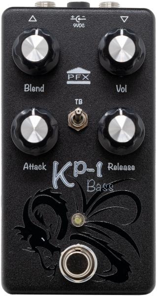 Compressor, sustain & noise gate effect pedal for bass Pfx circuits KP-1B Bass Silent Compressor & Sustainer