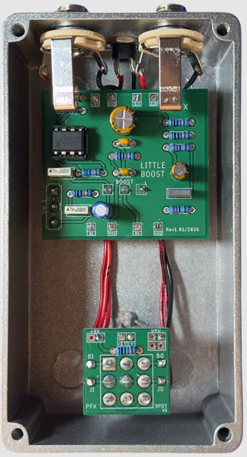 Pfx Circuits Little Boost - Volume, boost & expression effect pedal - Variation 2