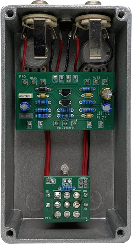 Pfx Circuits Little Fuzz - Overdrive, distortion & fuzz effect pedal - Variation 3