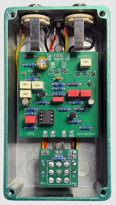 Pfx Circuits Nereus Vintage Tremolo - Overdrive, distortion & fuzz effect pedal - Variation 1