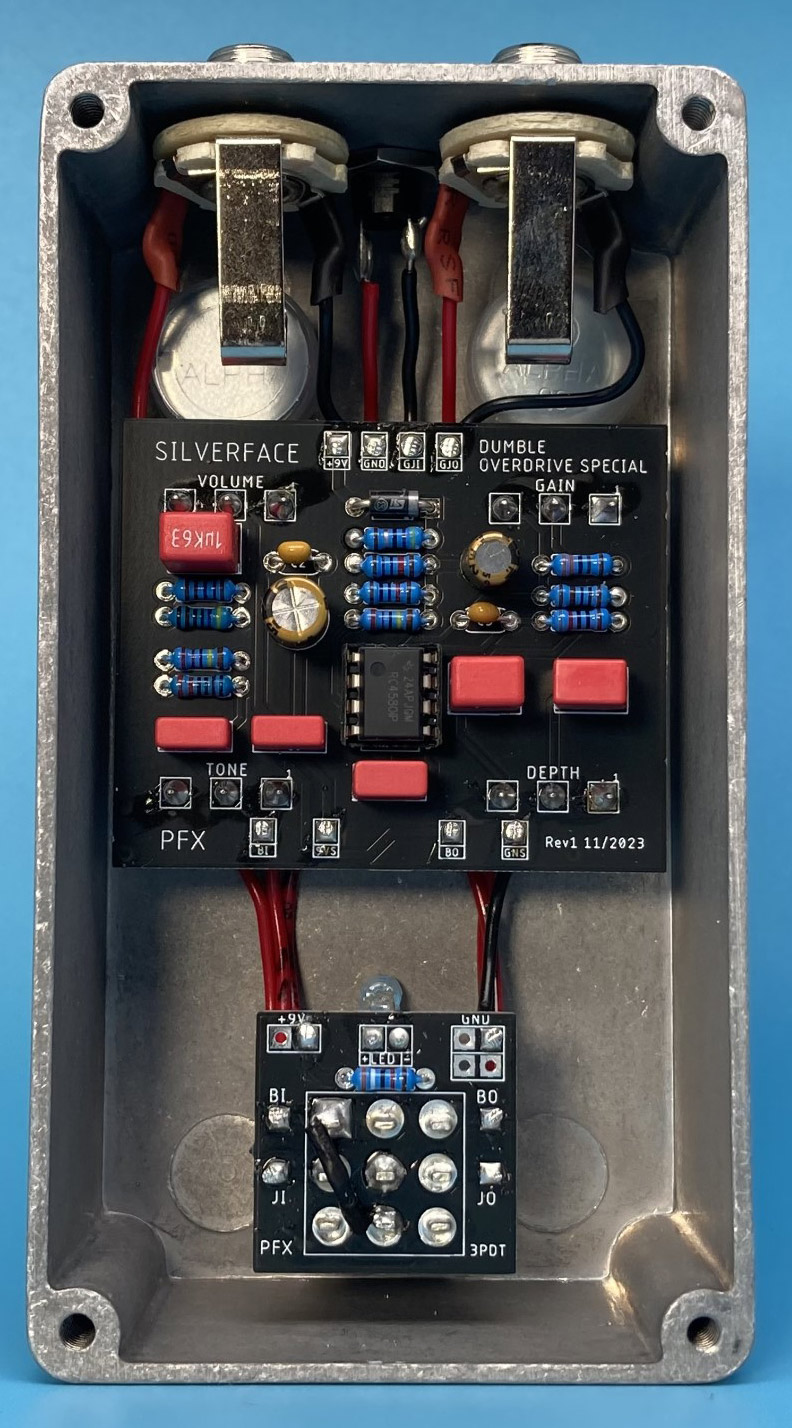 Pfx Circuits Silverface Overdrive Special Ltd - Overdrive, distortion & fuzz effect pedal - Variation 2