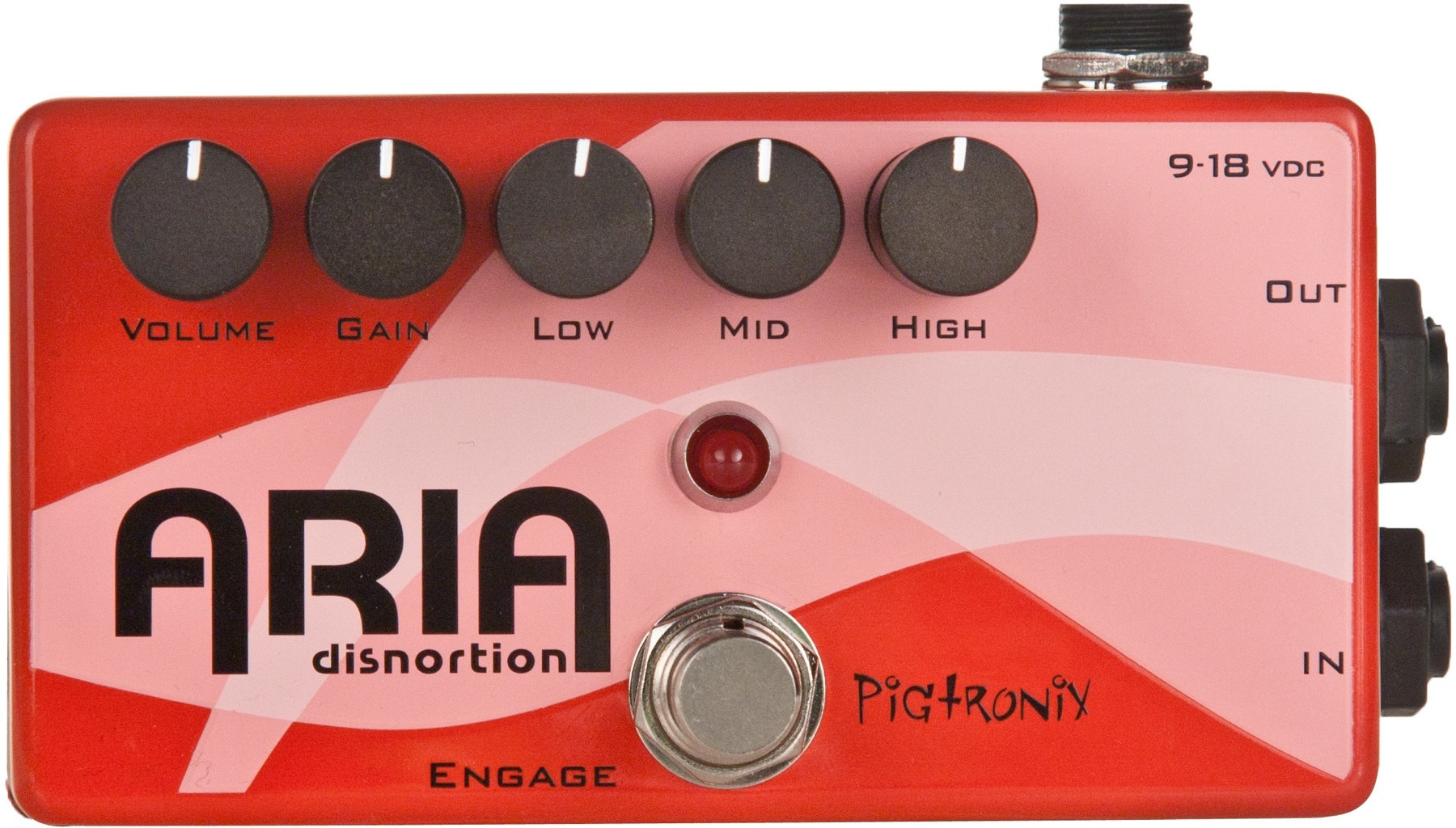 Pigtronix Aria Overdrive - Overdrive, distortion & fuzz effect pedal - Main picture