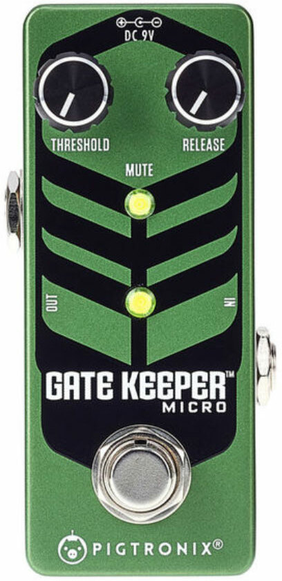 Pigtronix Gate Keeper Micro - Compressor, sustain & noise gate effect pedal - Main picture