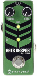 Compressor, sustain & noise gate effect pedal Pigtronix Gate keeper Micro