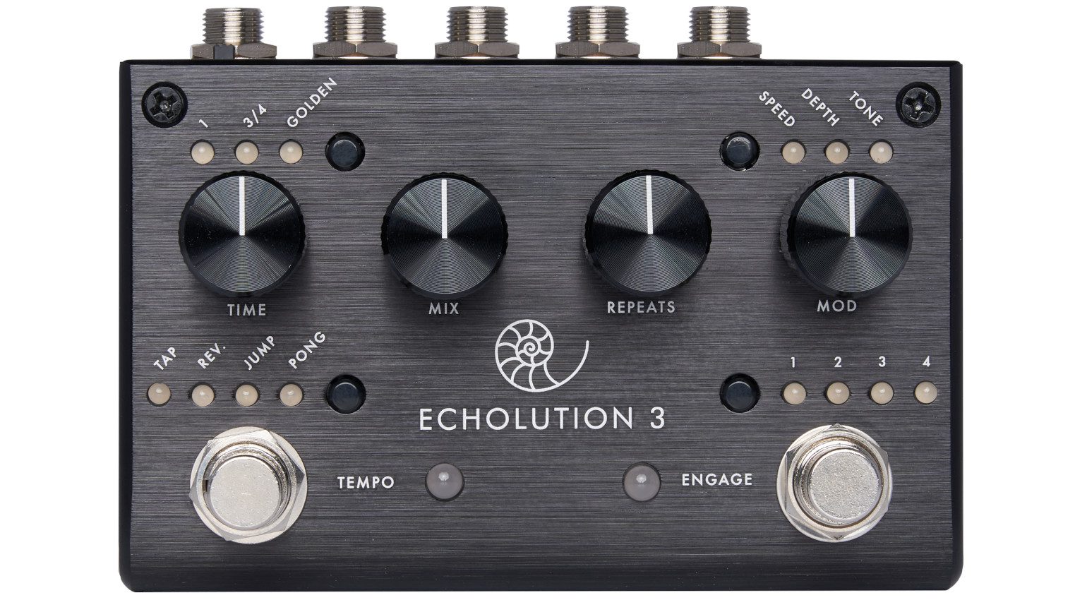 steek aanwijzing kristal Pigtronix Echolution 3 Stereo Reverb, delay & echo effect pedal