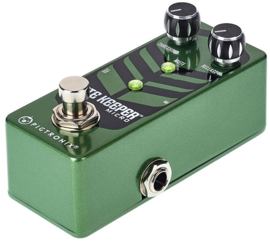 Pigtronix Gate Keeper Micro - Compressor, sustain & noise gate effect pedal - Variation 1
