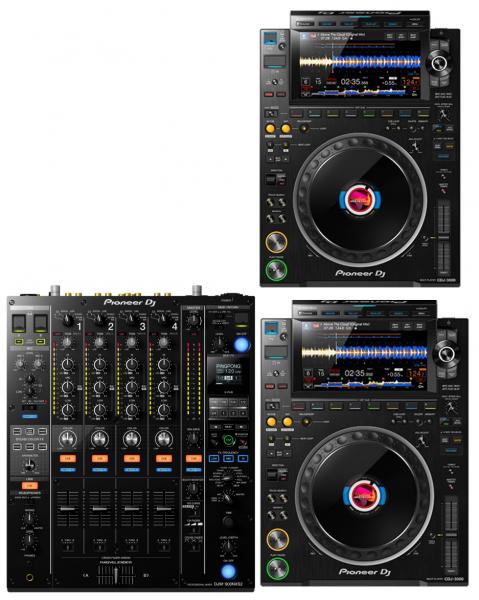 Full dj set Pioneer dj 2 x CDJ3000 +  x DJM 900 Nxs2