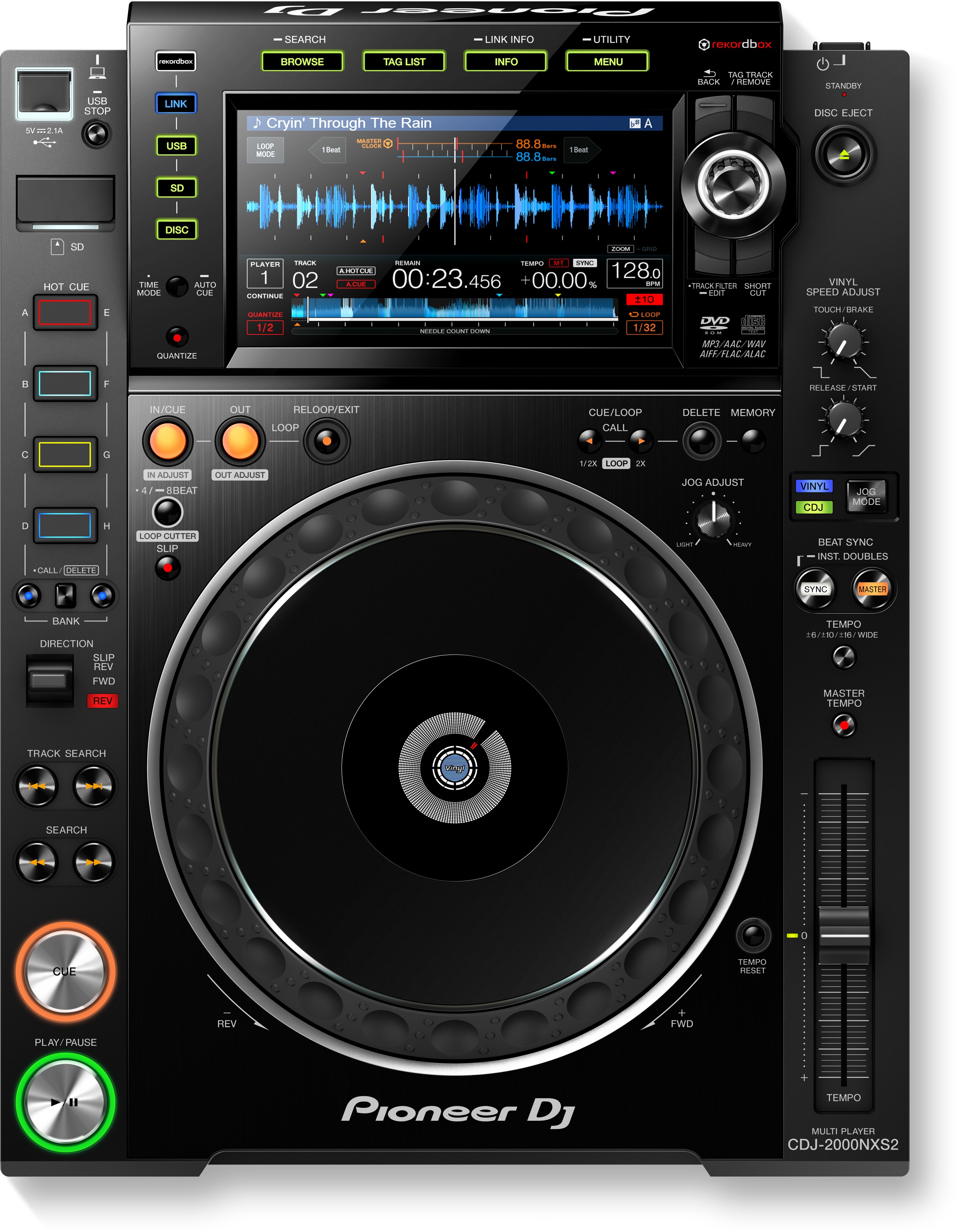 Pioneer Dj Cdj-2000nxs2 - MP3 & CD Turntable - Variation 1