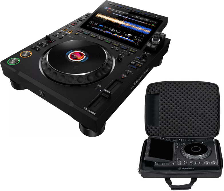 Pioneer Dj Alphatheta Cdj-3000x  + U 8336 Bl (cdj-3000x) - Case/flight/decksaver - Main picture