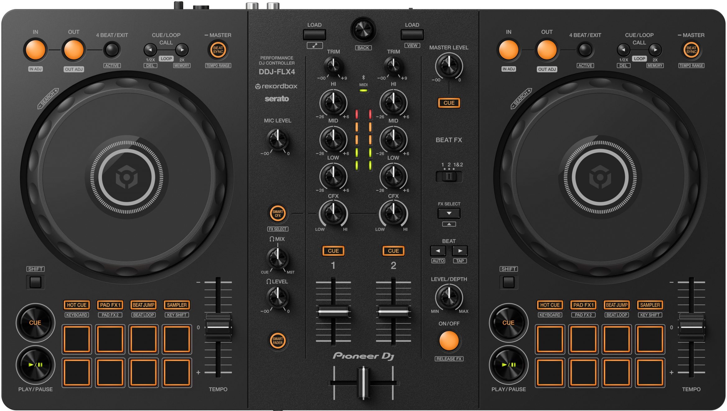 Pioneer Dj Ddj-flx4 - USB DJ controller - Main picture