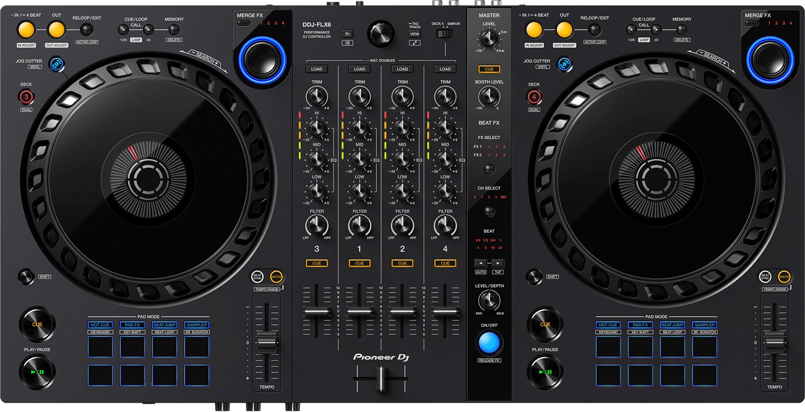 Pioneer Dj Ddj-flx6 - USB DJ controller - Main picture