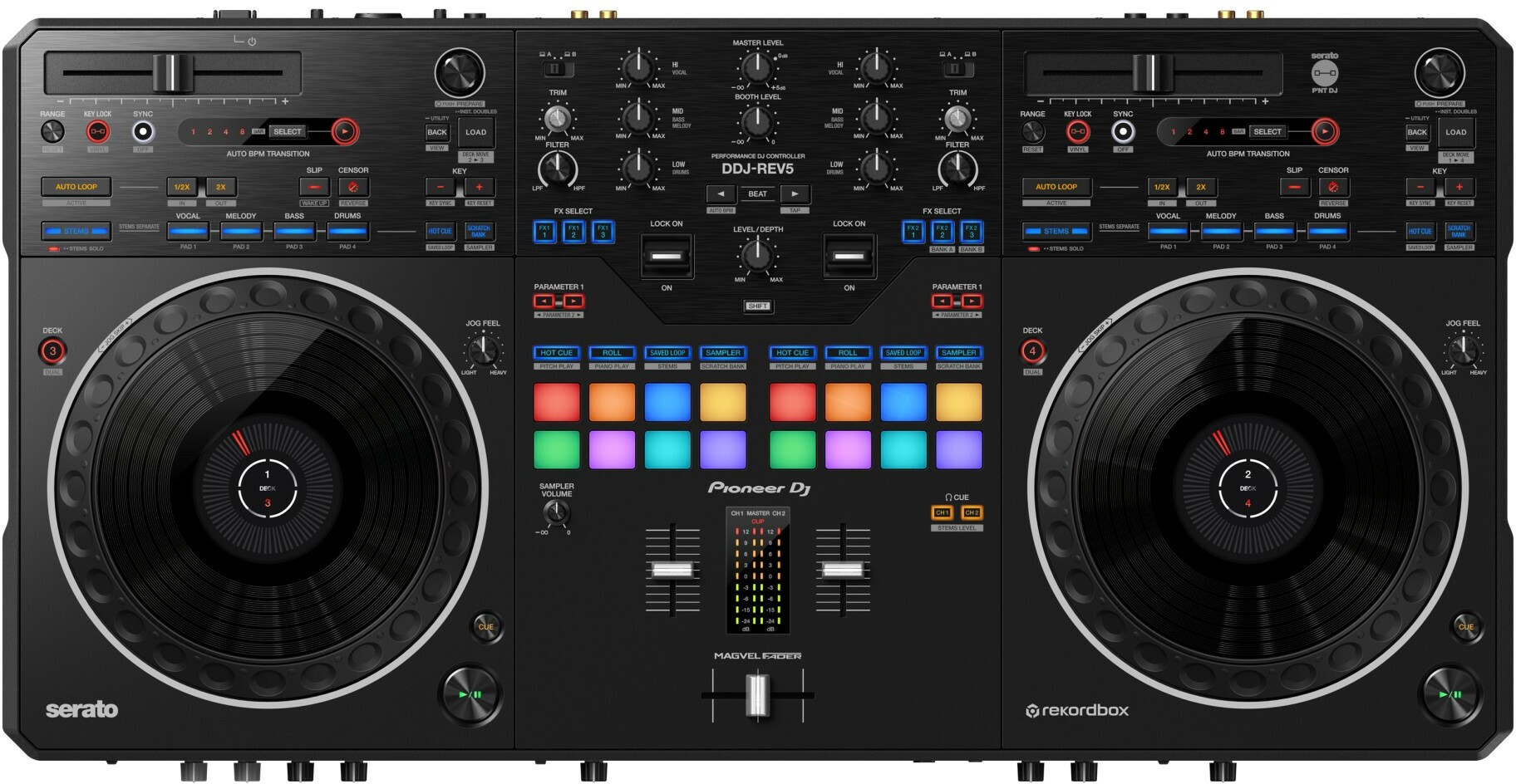 Pioneer Dj Ddj-rev5 - USB DJ controller - Main picture